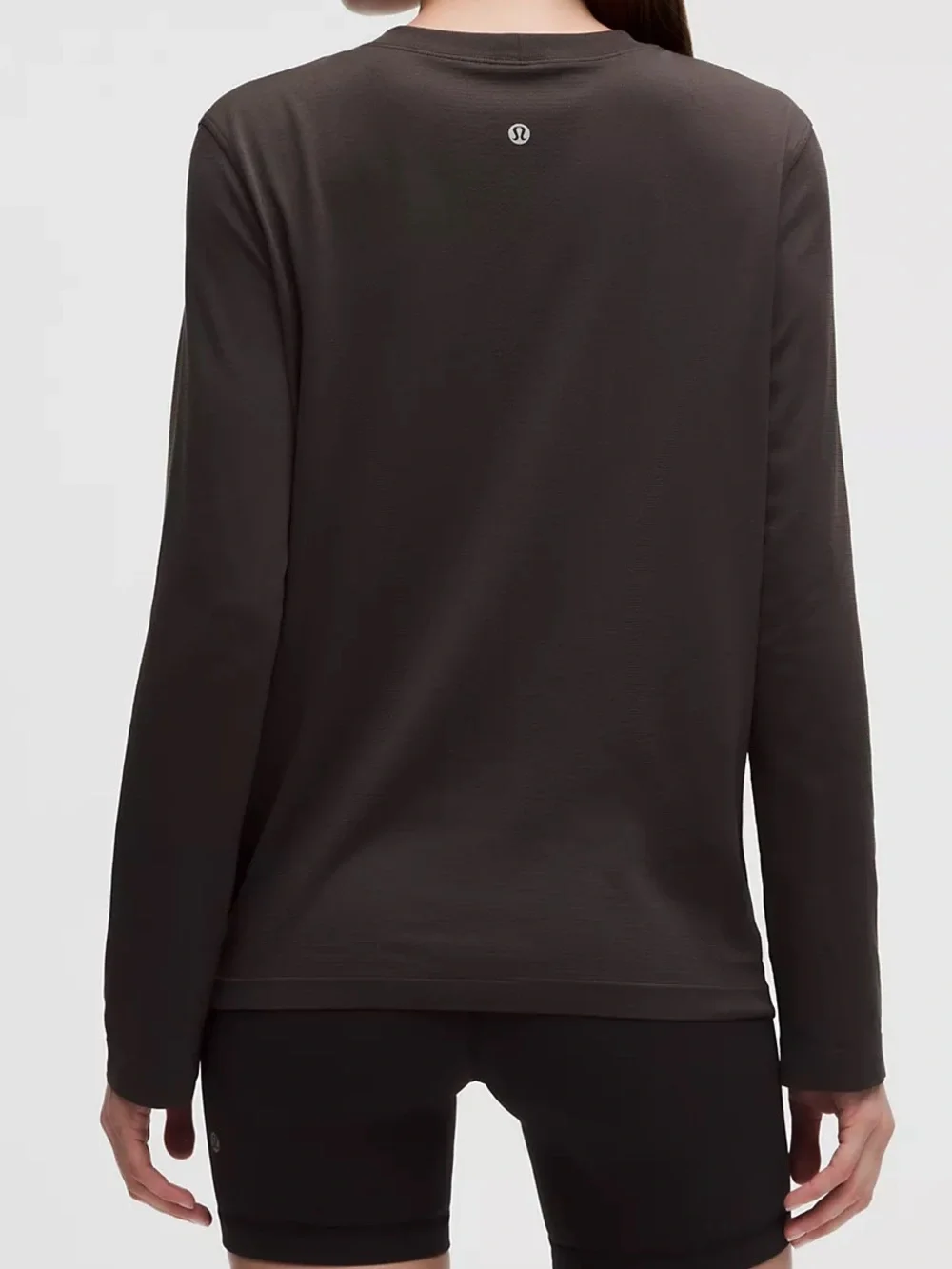 Lululemon Swiftly Relaxed Long-Sleeve Shirt Hip Length Mahogany Muse Size 12